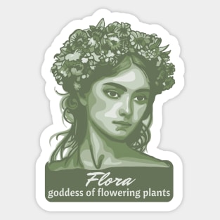 Flora Goddess of Flowers Sticker